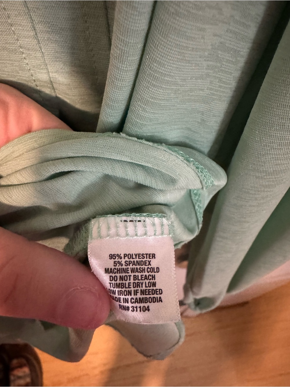 Wonderly Sage Green Long Sleeve Button-Front Tunic - Picture 3 of 4